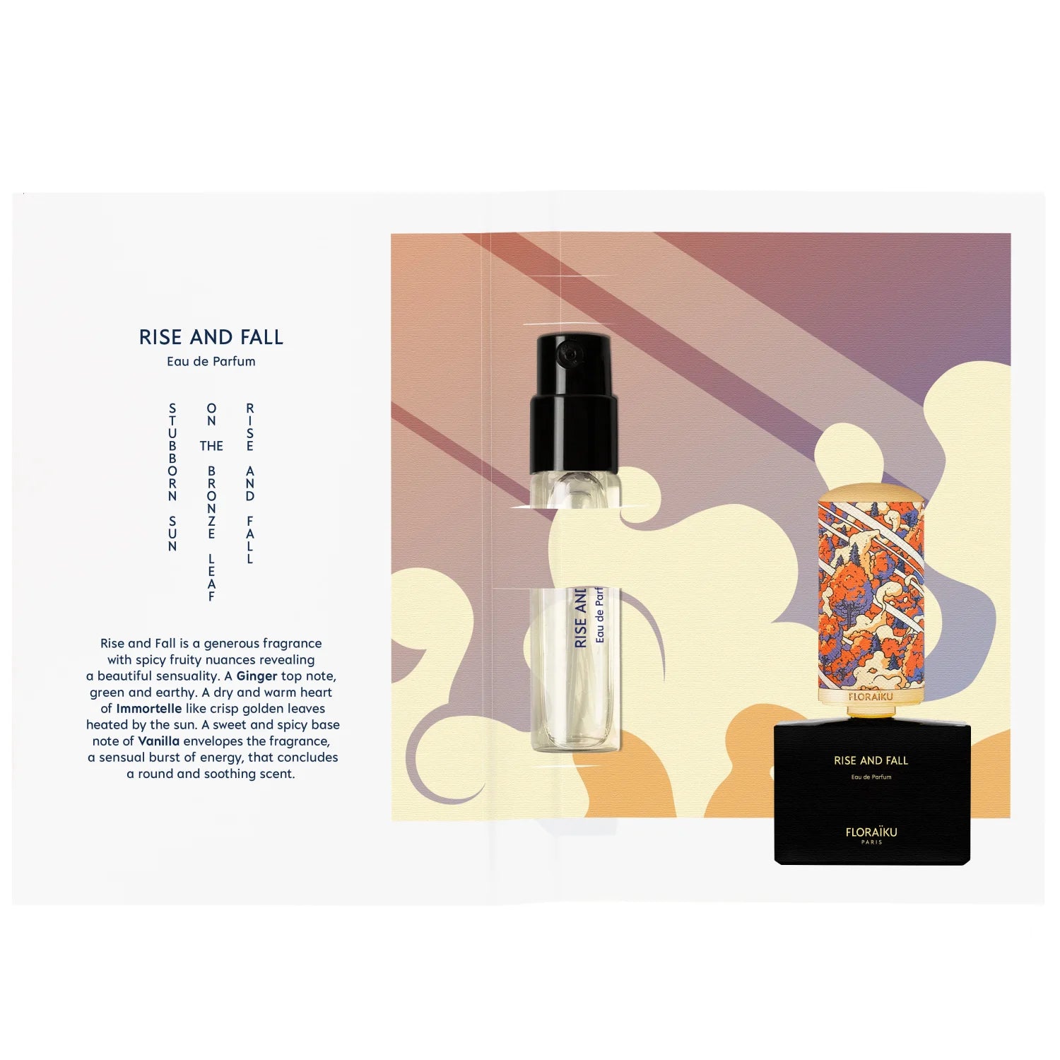 Floraïku Paris | RISE AND FALL - Sample - Eau de Parfum